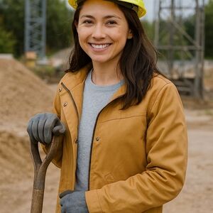 Harriton Womens Brown Lightweight Jacket Size S